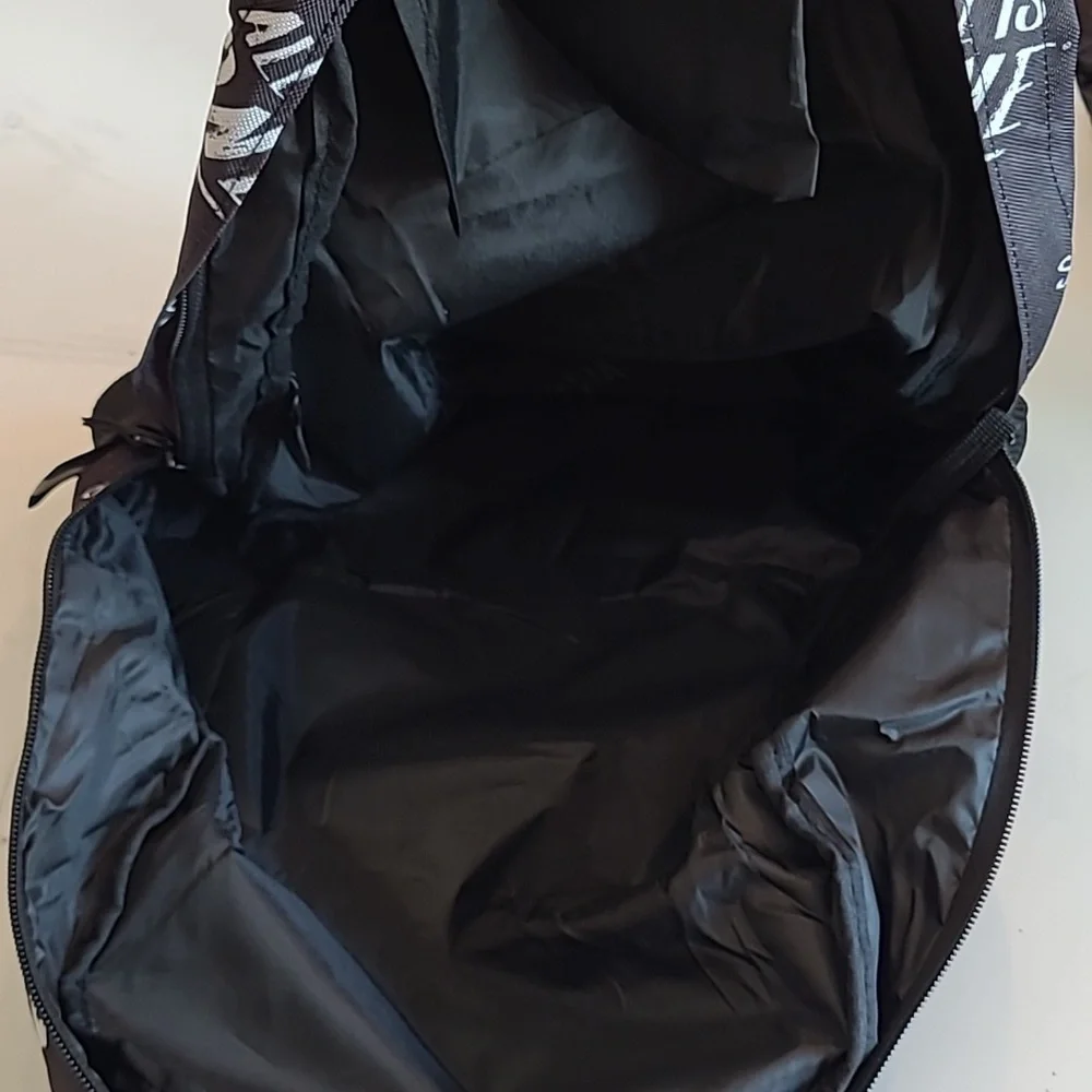 Hard Rock Graphic Backpack Logo Brand Hand Bag Adjustable Straps Bookbag Retro